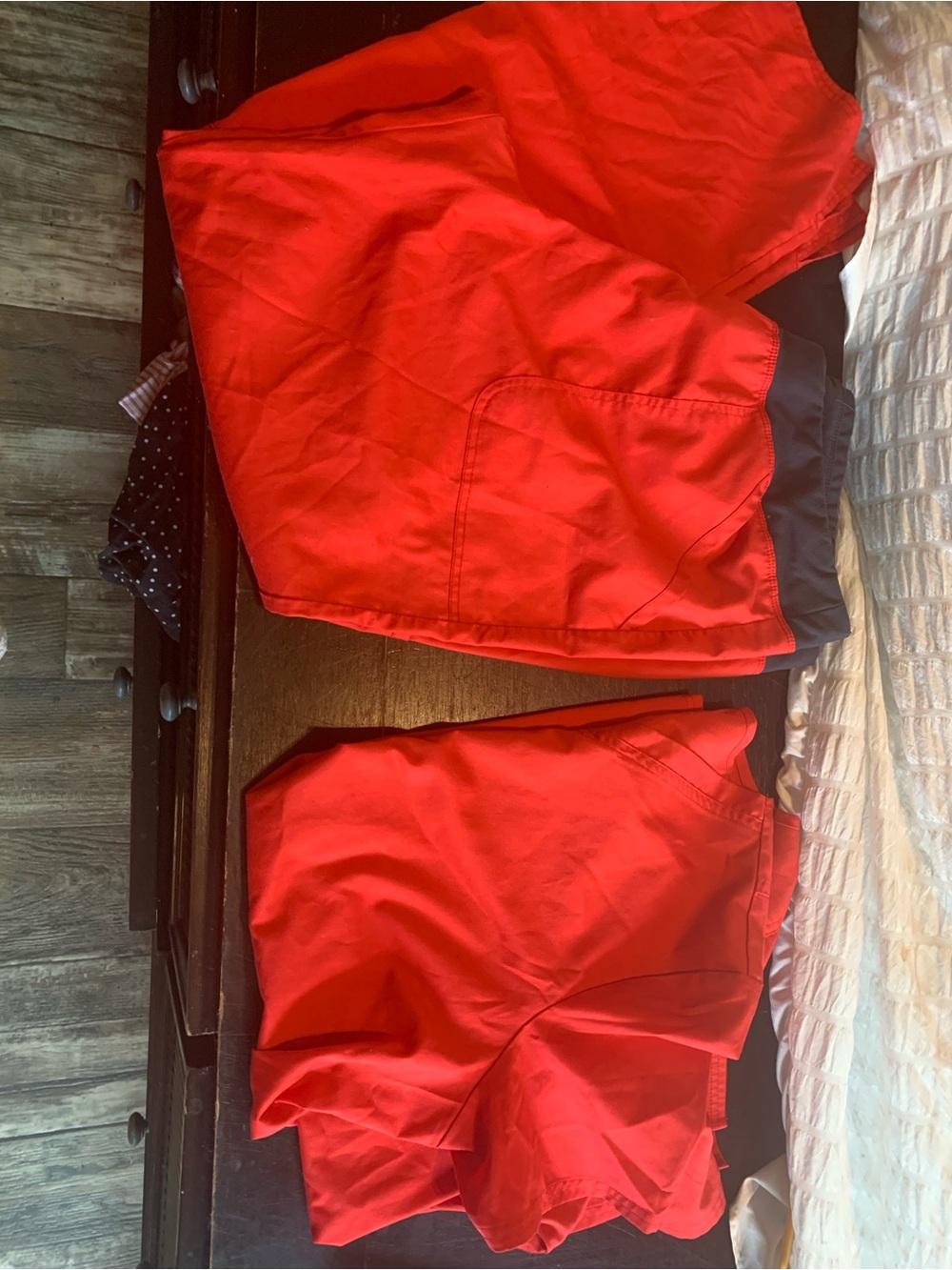 Bright Red Cherokee Scrub Set top 2xl bottoms xl
